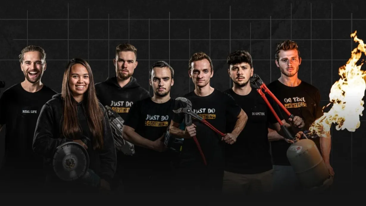 Gruppenfoto der Youtuber The Real Life Guys.